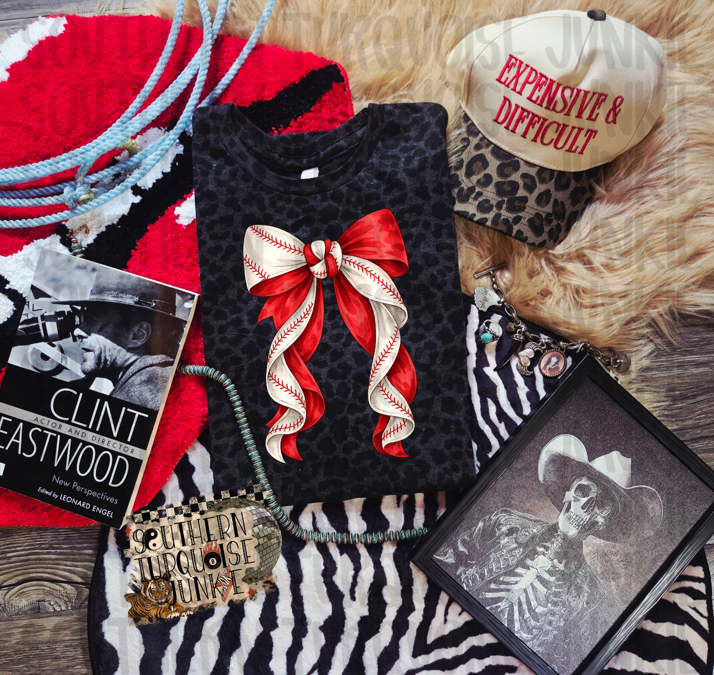 BASEBALL BOW TEE