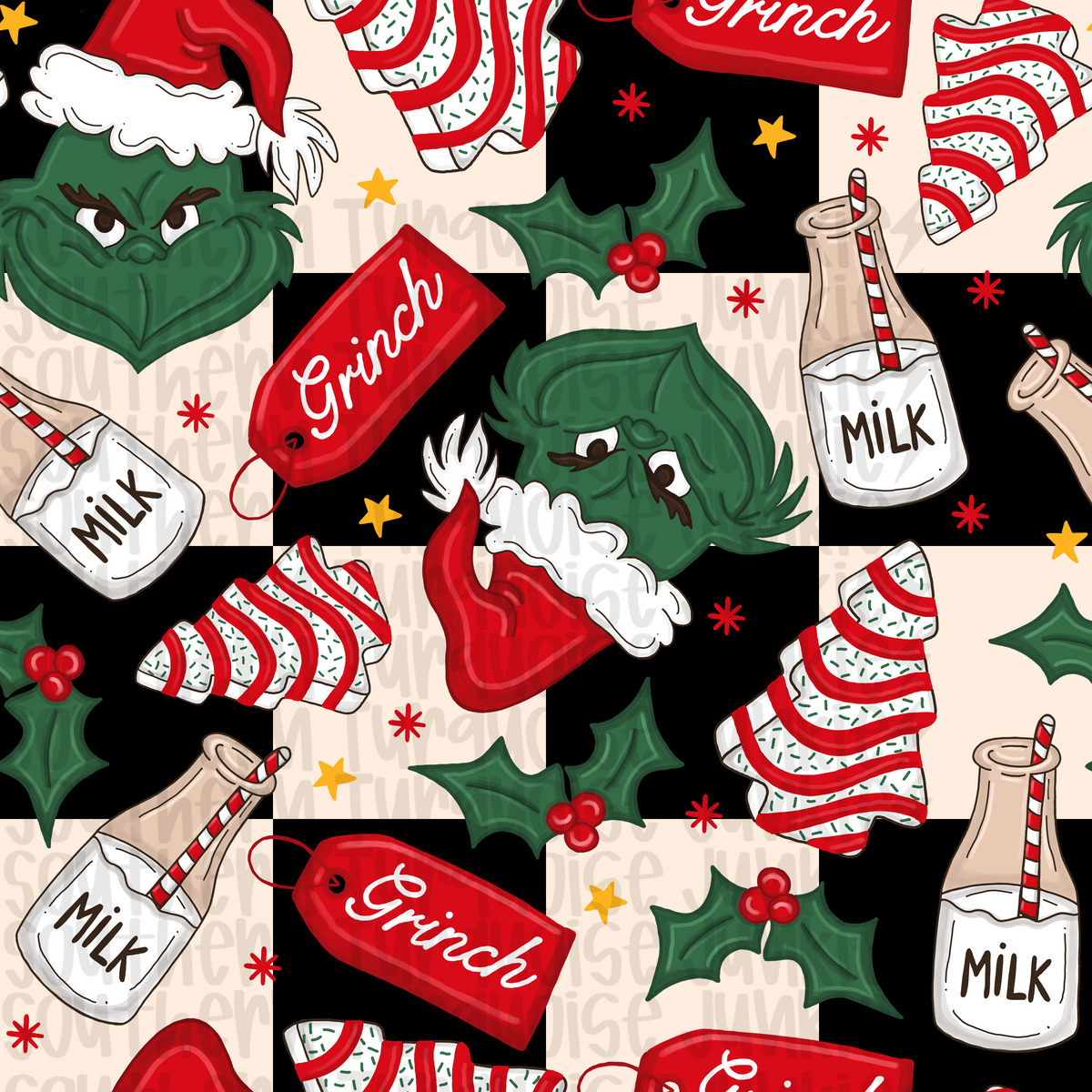 GRINCHMAS COTTON WAFFLE KNIT PRE ORDER