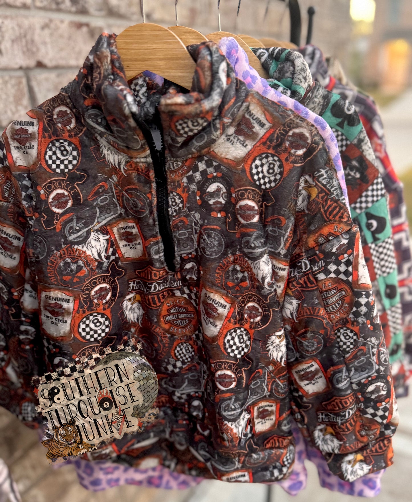 PICK YA PRINT PLUSH PULL OVER JACKET- BOUTIQUE PRE ORDER