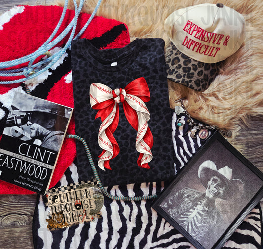 BASEBALL BOW TEE