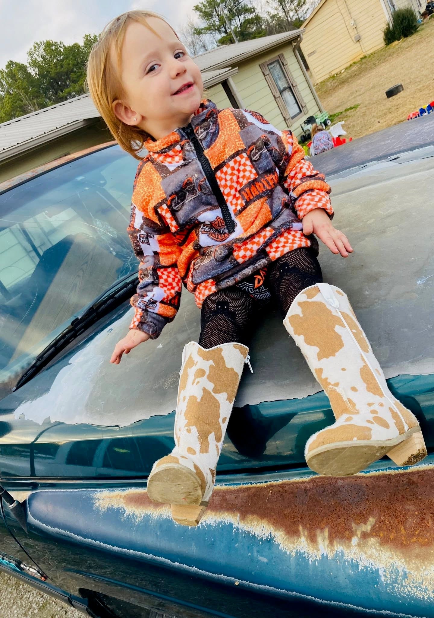 PICK YA PRINT PLUSH PULL OVER JACKET- BOUTIQUE PRE ORDER