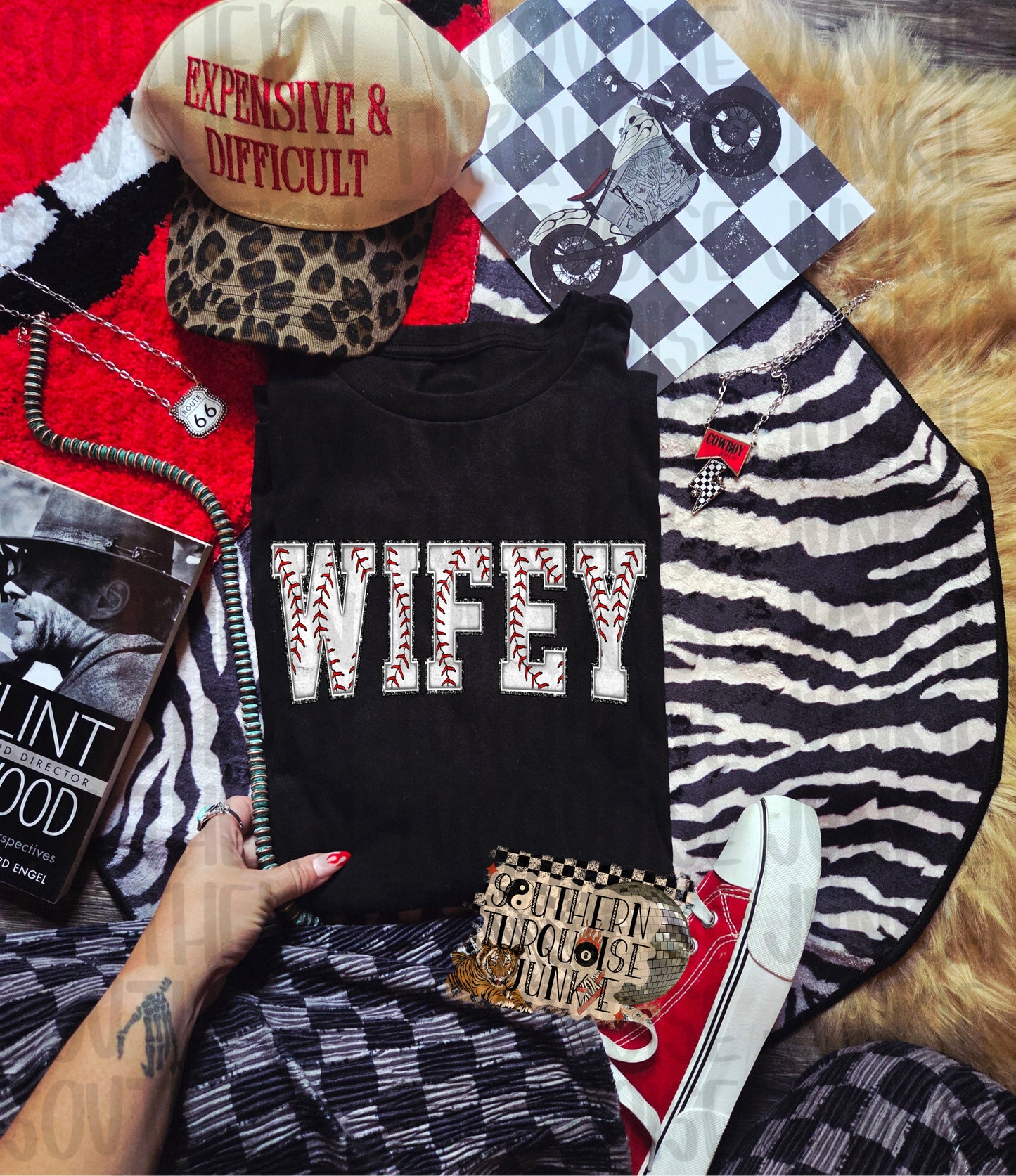 WIFEY BASEBALL TEE