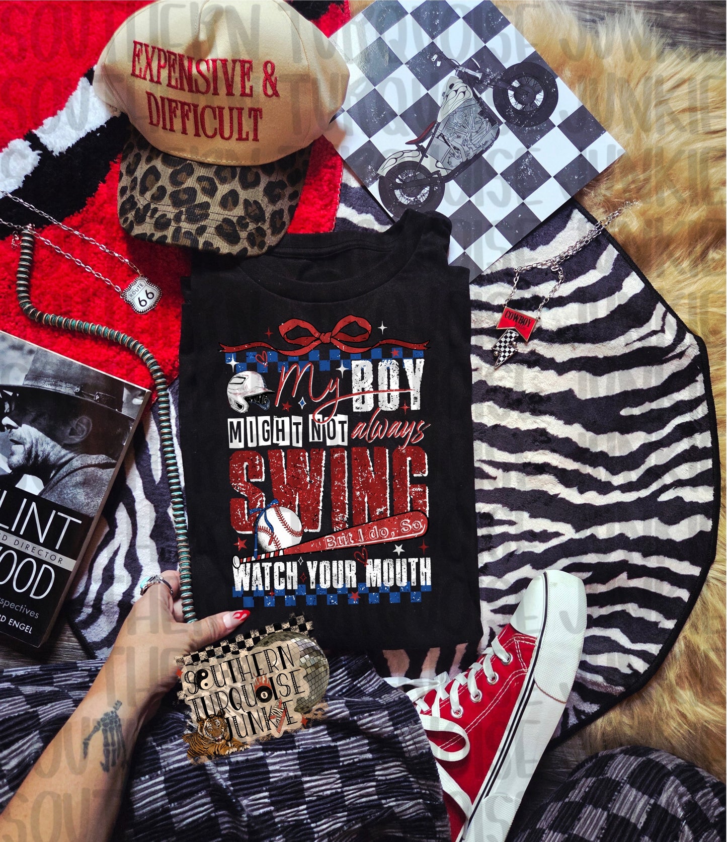 MY BOY MIGHT NOT SWING TEE