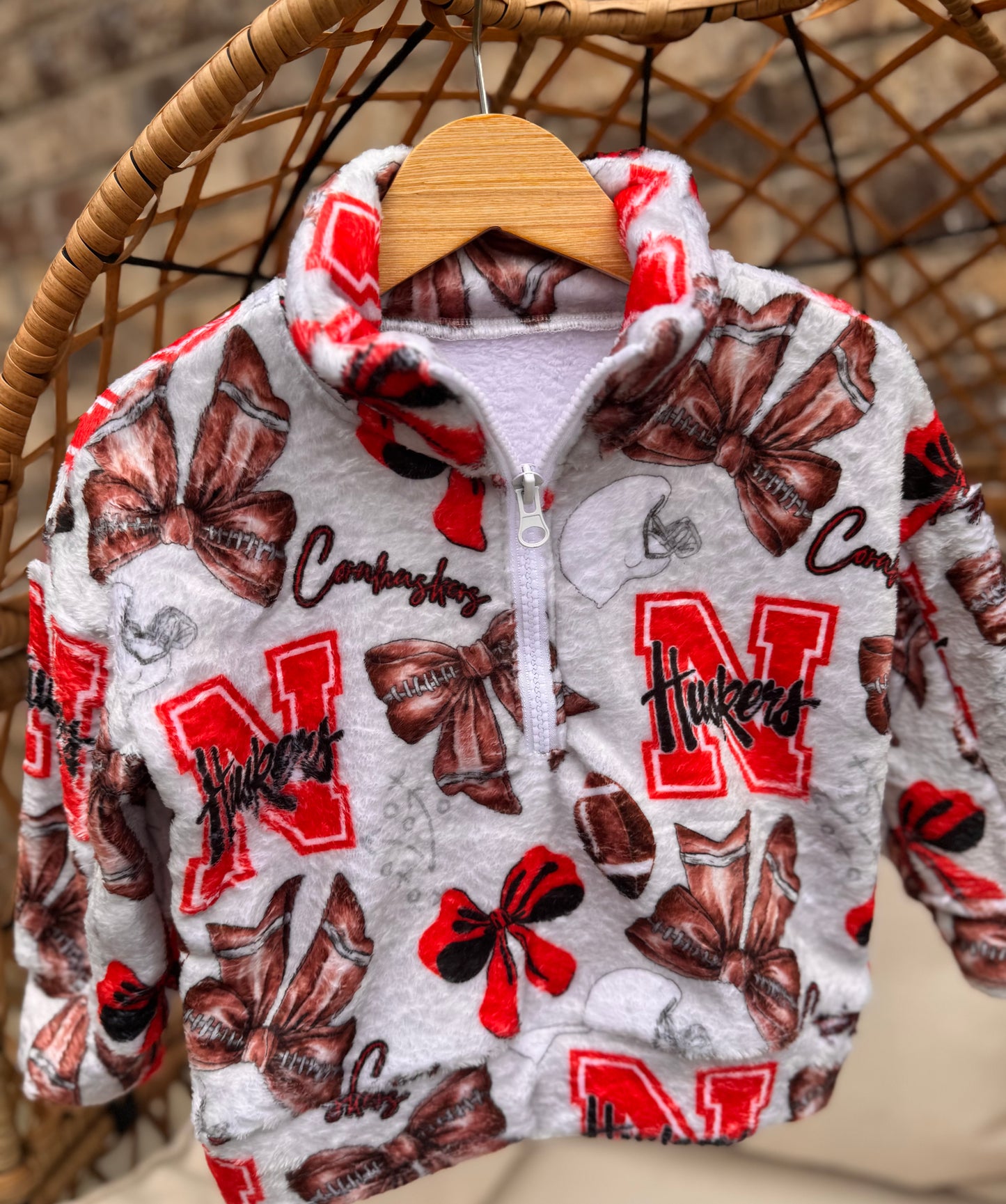 PICK YA PRINT PLUSH PULL OVER JACKET- BOUTIQUE PRE ORDER