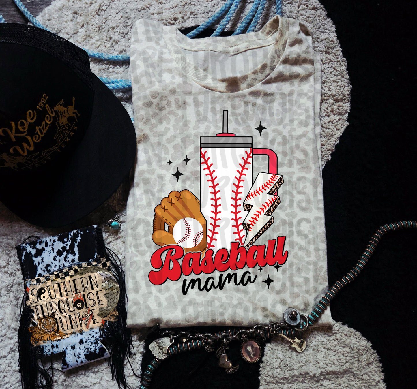 BASEBALL MAMA TEE