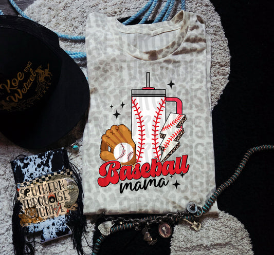BASEBALL MAMA TEE