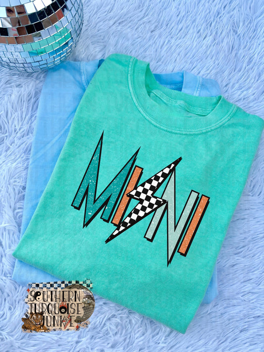 MINI CHECKERED TEE