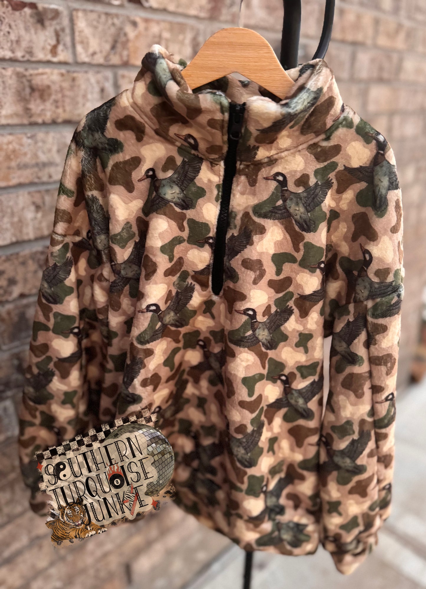 PICK YA PRINT PLUSH PULL OVER JACKET- BOUTIQUE PRE ORDER