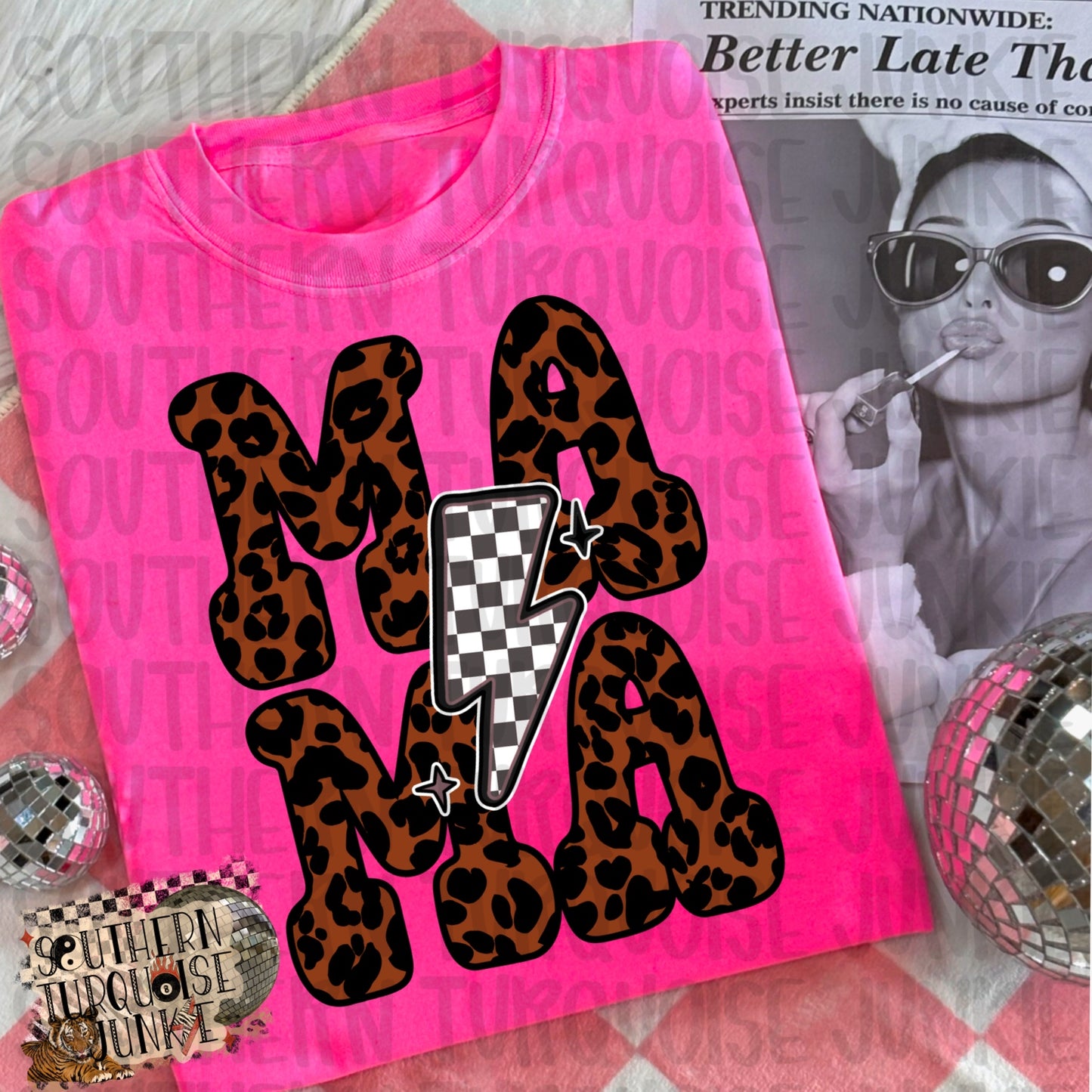 CHEETAH MAMA TEE