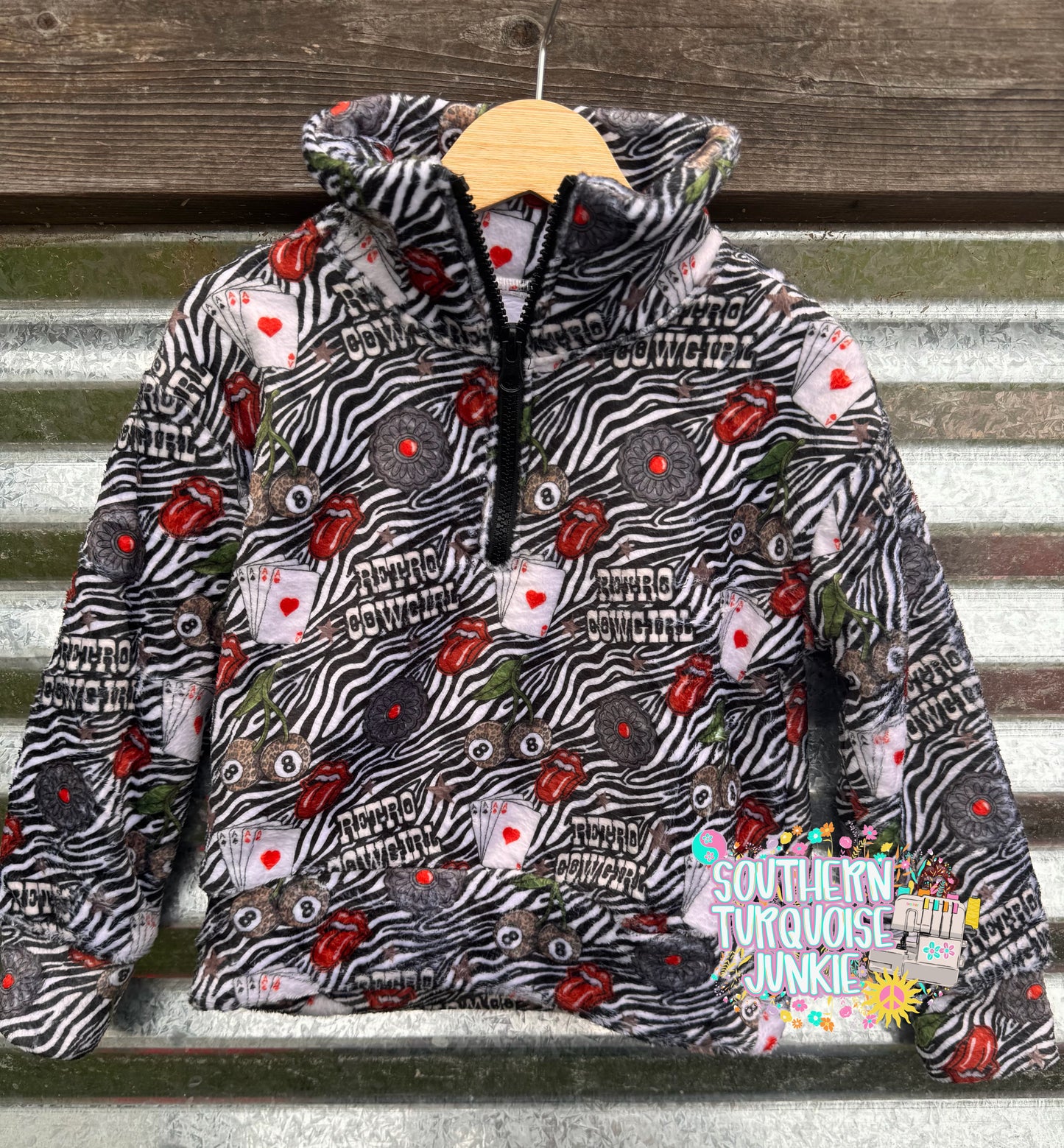 RETRO COWGIRL PLUSH JACKET