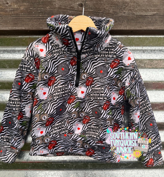 RETRO COWGIRL PLUSH JACKET