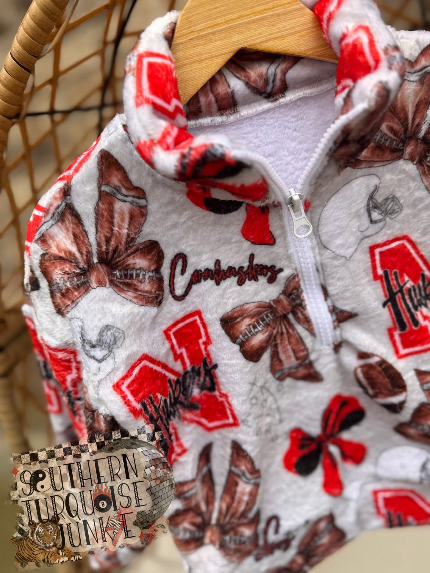 CORNHUSKERS PLUSH JACKET