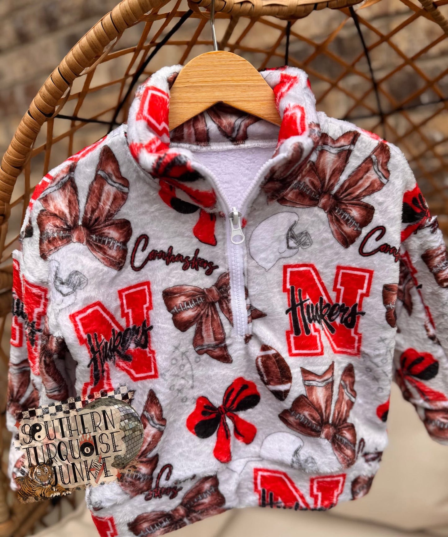 CORNHUSKERS PLUSH JACKET