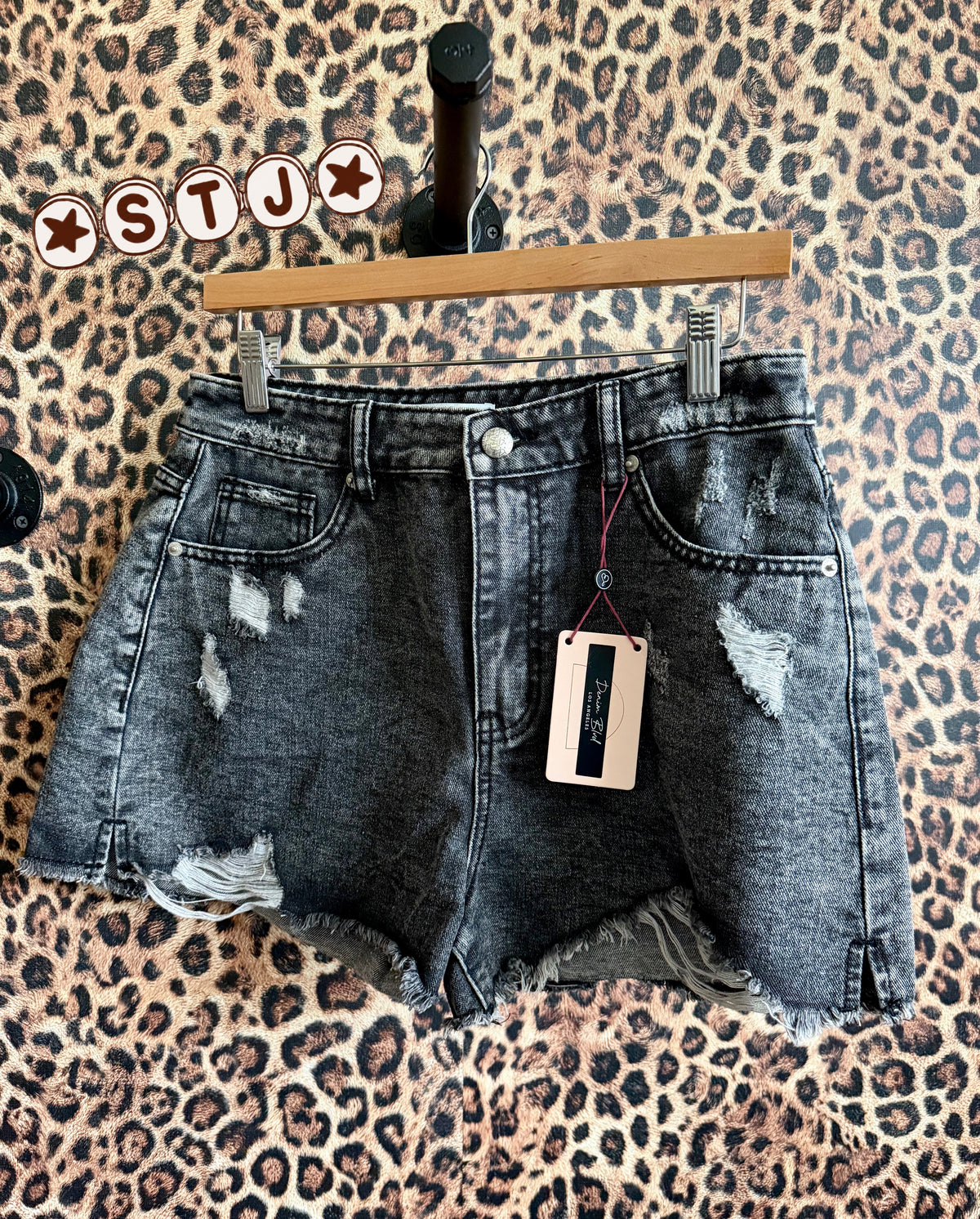 RTS women’s black denim shorts