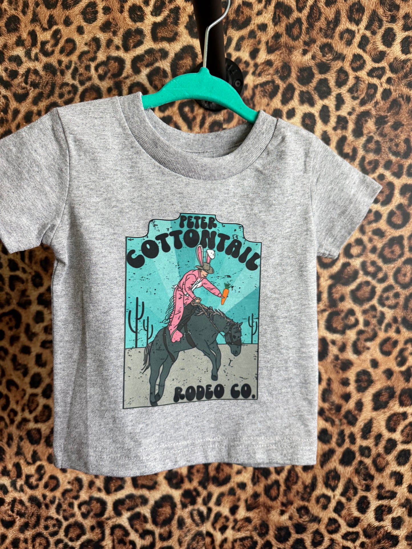 6MONTHS Peter Cottontail tee pink or gray
