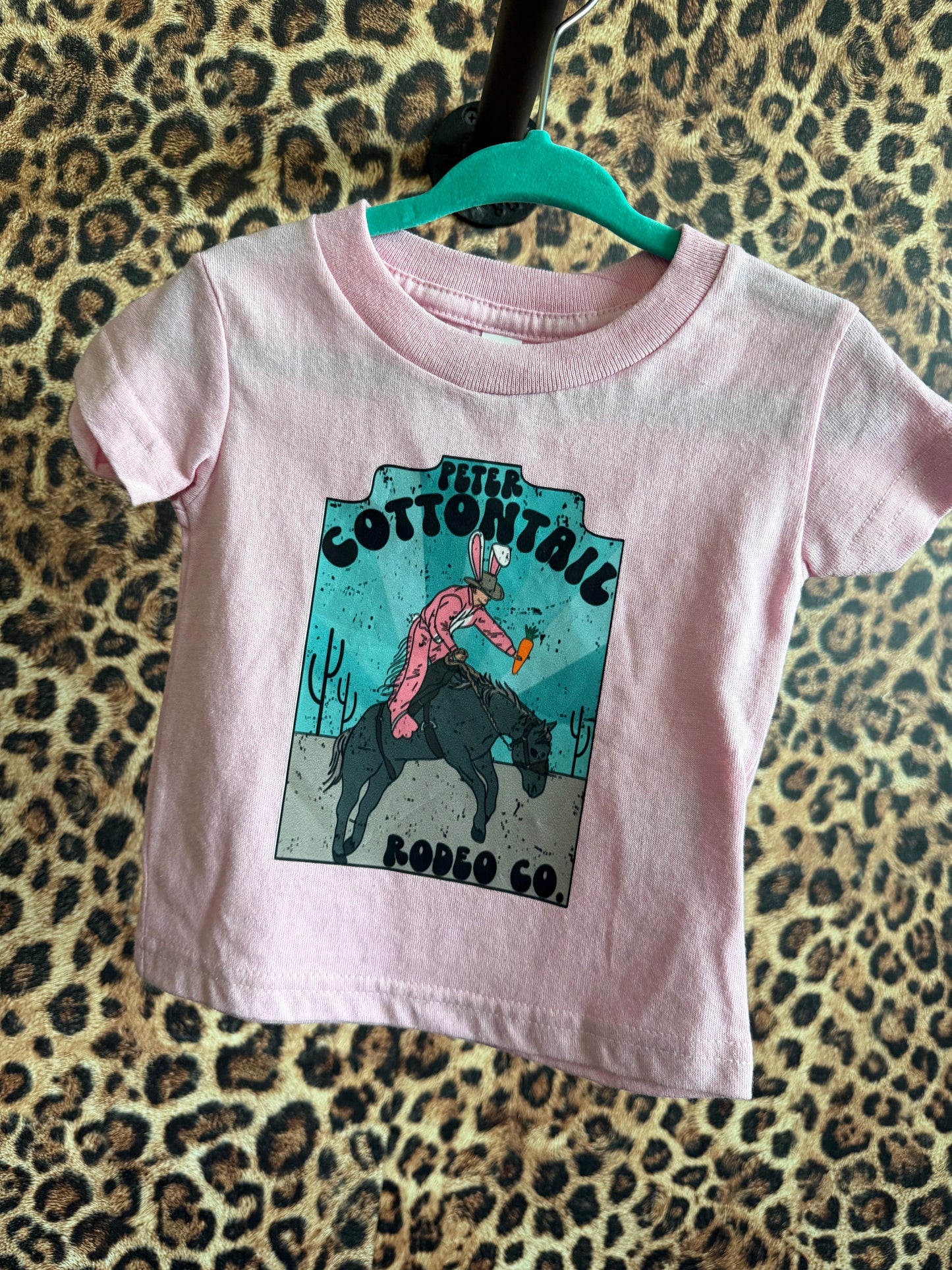 6MONTHS Peter Cottontail tee pink or gray